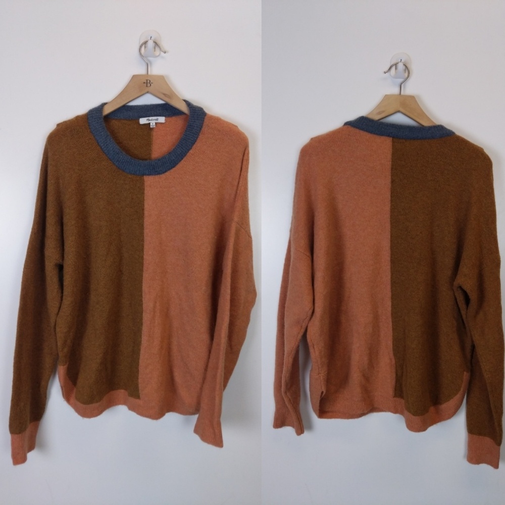 Madewell Westlake Colorblock Pullover sweater